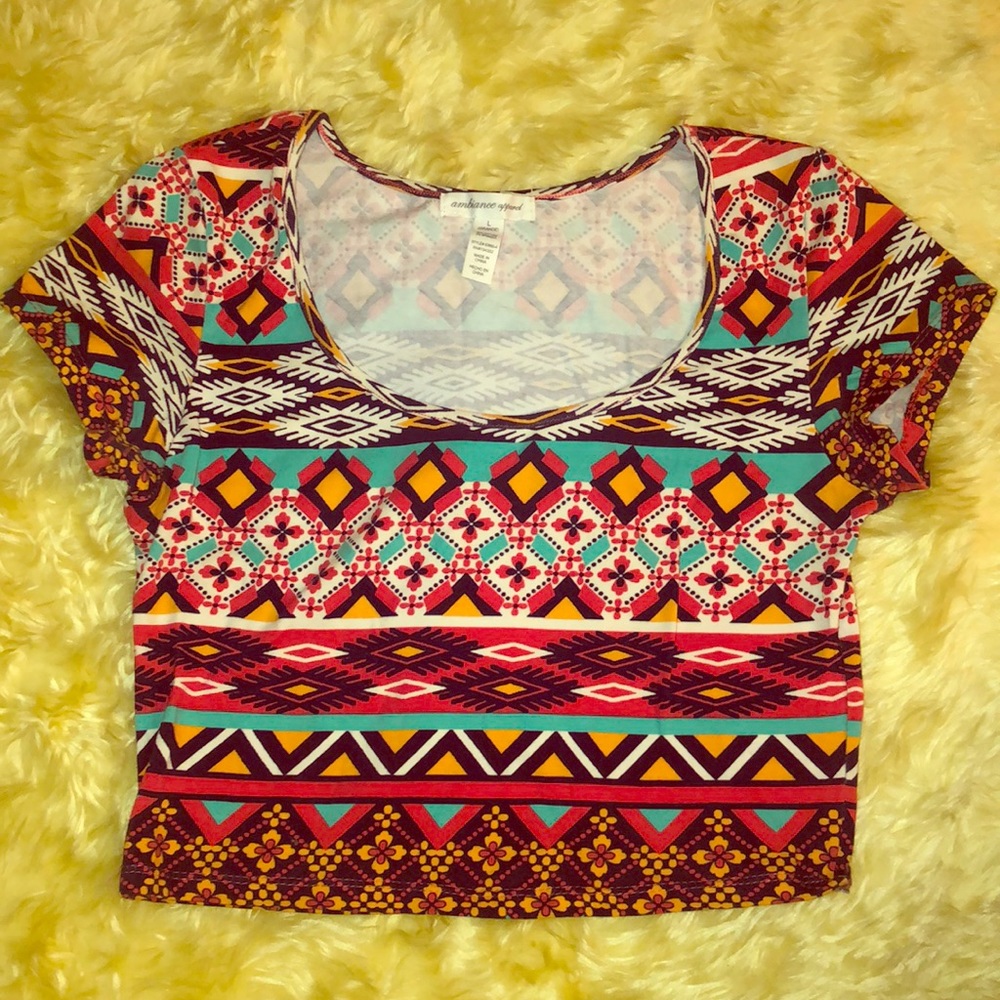 Colorful Crop top